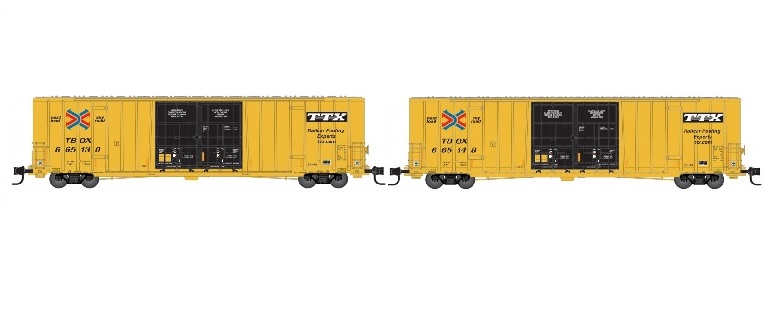 TTX 60' Box Car 2-Car Runner Pack